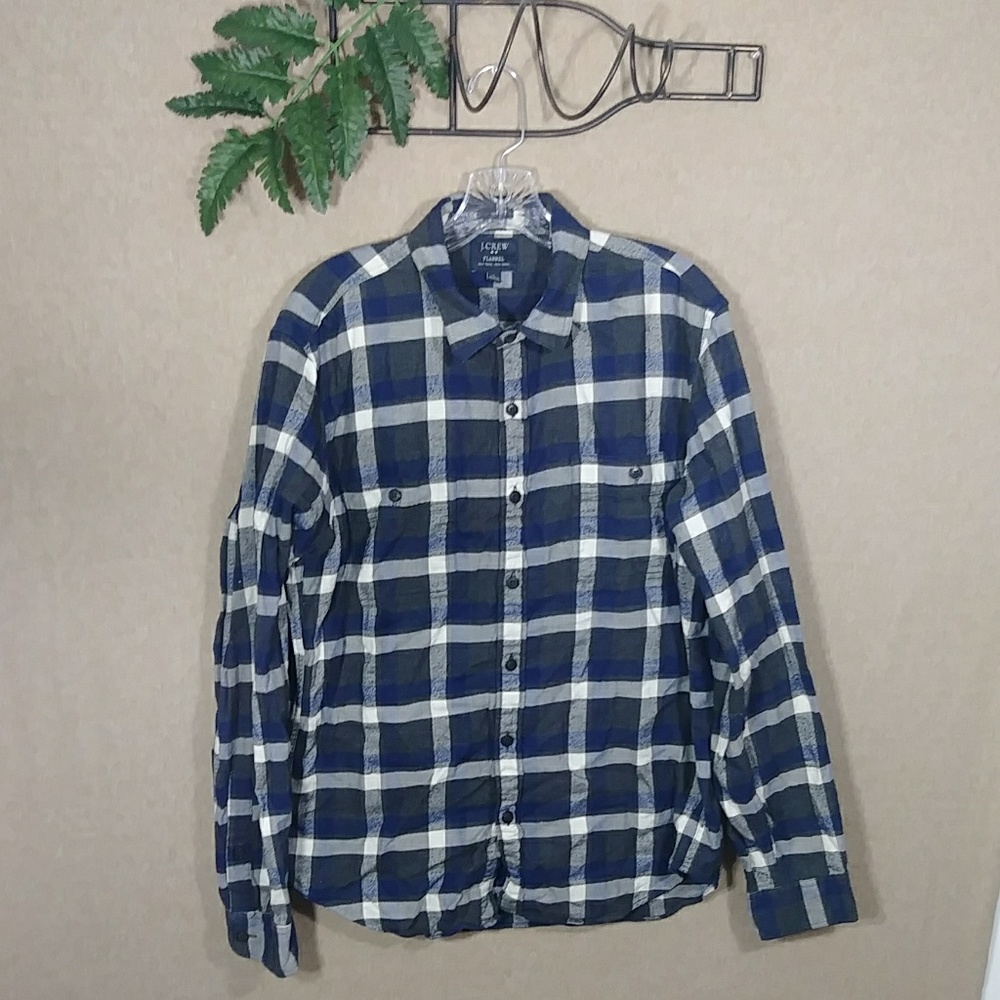 J. Crew flannel large